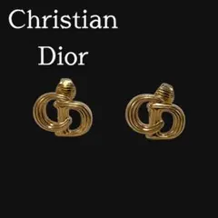 Christian Dior★ディオール ★イヤリング★ゴールド★ロゴ