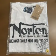 Norton ノートン 刺繍/プリント Tシャツ Lサイズ 下札付き 新品