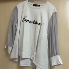 セラビ　ノーボノーボ　フレアスリーブ シースルー　　チュール　Tシャツ