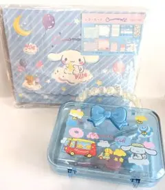 サンリオ　シナモロール　メモ帳　ジュエルバッグ　レターセット　シール