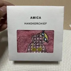 未使用　AMICA アップリケハンカチ　今治