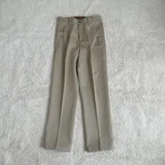 チノパン ストレートパンツ タックパンツ コットン センタープレース カジュアル