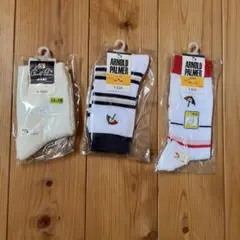 【新品】80'ARNOLD PALMER キッズ靴下 16-18cm 3足セット