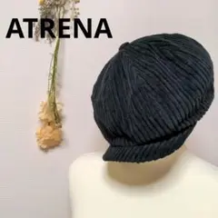 ATRENA アトレナ　コーデュロイキャスケット　帽子