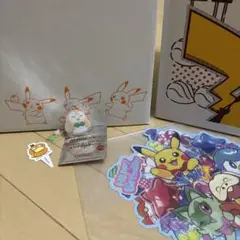 ❤️匿名無料発送❤️新品❤️ ポケモン×コメダ珈琲　モクローチャーム、お誕生日カード他