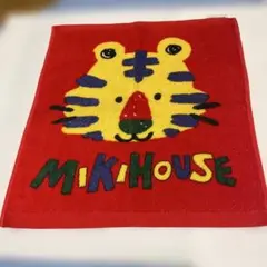 mikihouse ハンドタオル 赤 MIKI HOUSE・新品、未使用