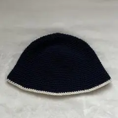 バケットハット　クラッシャーハット　クロシェハット