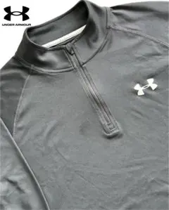 【UNDER ARMOUR】 黒 長袖 アンダーアーマー 表記サイズMD 薄手