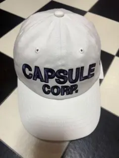 CAPSULE CORP ホワイトキャップ DRAGON BALL