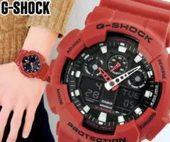 新品未使用 カシオ腕時計 G-SHOCK Gショック GA-100B-4A