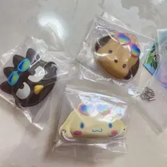 サンリオ おめんコレクション ★3点セット★シナモン ポチャッコ ばつ丸