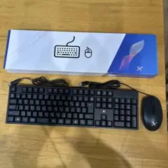 X 有線キーボードとマウスセット