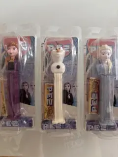 PEZ アナ・オラフ・エルサ ペッツディスペンサー 3体セット