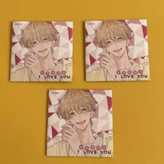 不可抗力のI LOVE YOU ナツコミ　2025　ツインステッカー　3枚