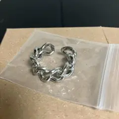 【新品】シルバー チェーンリング 指輪 軽量 チタン 9号