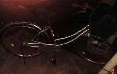 直接引取のみ　自転車シルバー　22インチ前後