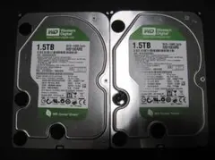 WD HDD 3.5インチ 1.5TB 2個セット