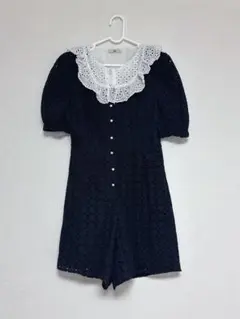 lissi Boutique ミニ丈ロンパース オールインワン レース