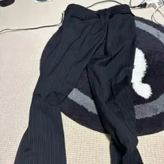 LONGLAND ストライプ ブラック スラックス サイズ2