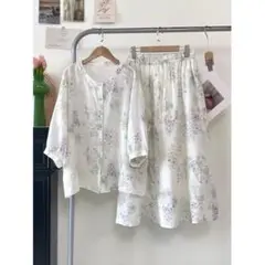 綺麗め セットアップ上下 ブラウス 大きいサイズ ロングスカート 着痩せ