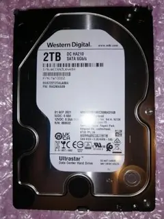【WD Gold後継】ウェスタンデジタル Ultrastar 2TB 4K8H