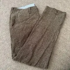 アーバンリサーチ　ブラウン ツイード風 スラックス