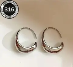 サージカルステンレス 超人気✨Cラインピアス 金アレ対応 ゴールドシルバー