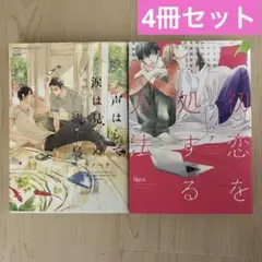 BLコミック4冊セット　声はして涙は見えぬ濡れ烏etc