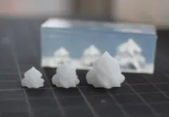 シリコンモールド　ホイップ　クリーム　小サイズ　デコパーツ　キーホルダー　レンジ