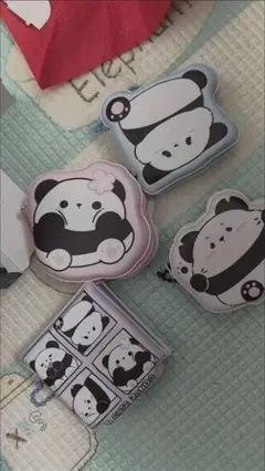 パンダデザイン コインケース 3点セット