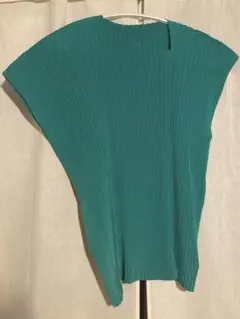 イッセイミヤケ 2020aw ZIG-ZAG PLEATS SOLID グリーン