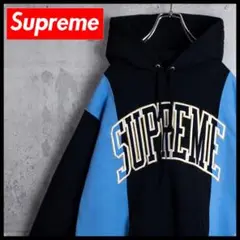 【コムドットゆうた着用】Supreme パーカー スウェット 刺繍 ビッグロゴ