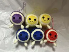 新品未使用 6体セット 太鼓の達人 推し色マスコット