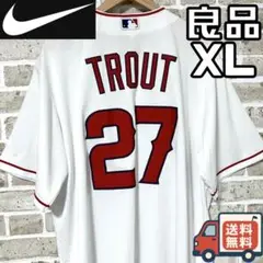 【24時間以内/匿名配】ナイキ エンゼルス マイク・トラウト ユニフォーム XL