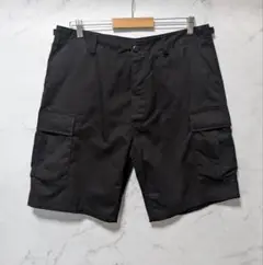 格安●ROTHCO　B.D.U. ハーフカーゴパンツ　Мサイズ　黒　ロスコー