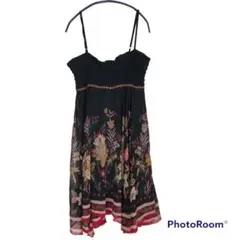 美品 ARROW アロー a.r.w ワンピース ひざ丈ワンピース 可愛い花柄