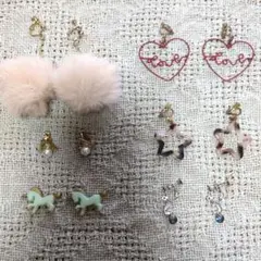 子供用イヤリング6個セット
