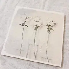 アートパネル ファブリックボード あじさい 紫陽花 白 花