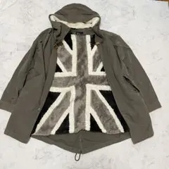 Fred Perry フレッドペリーF2277 モッズコート カーキー M
