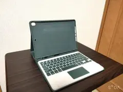 グリーン　キーボード　タッチパッド　iPad　ケース　Bluetooth