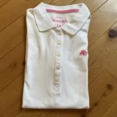 エアロポステール　Aeropostale A87 ポロシャツ M 白ポロシャツ
