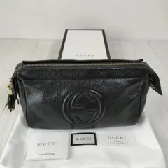 ◼極美品 正規品 グッチ 化粧ポーチ
