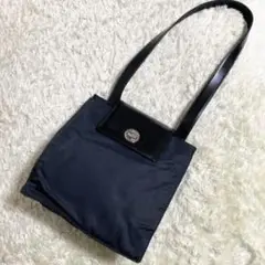 美品 希少 ブルガリ ショルダーバッグ ターンロック ナイロン 斜め掛け可能 黒