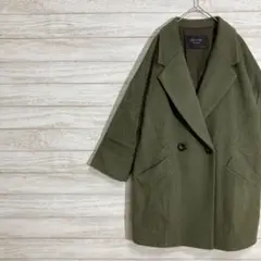 【 Spick and Span 】カシミヤブレンド ウールロングコート