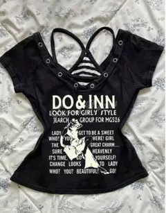 DO&INN グラフィックプリント 半袖Tシャツ S/M