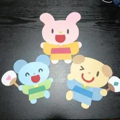 壁面飾り 動物お祭り ☆ラミネート加工無料 セット割引中☆