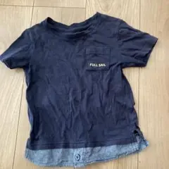 ネイビー Tシャツ ポケット付き 95cm