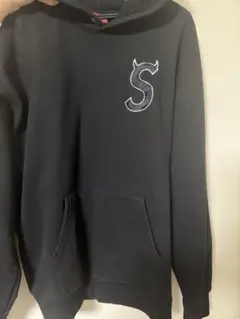 Supreme S Logo Hooded Sweatshirt Black
