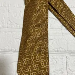 【美品】Christian Dior ゴールドネクタイ