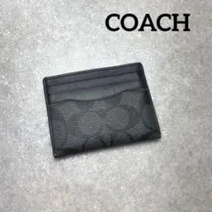 COACH コーチ シグネチャー PVC レザー カードケース パスケース